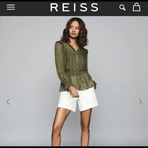 Reiss Alandra Ruffled Blouse